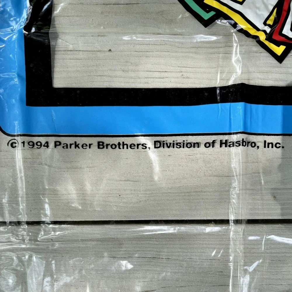 RARE! Vintage 1994 Hasbro‎ Vinyl Original MONOPOLY Board Game Shower Curtain 90s
